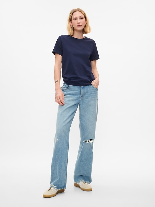 vintagesoft t-shirt aus bio-baumwolle