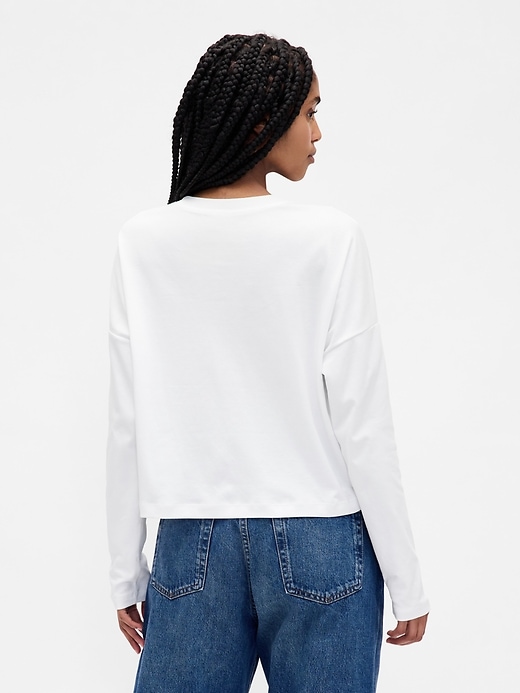 supima baumwoll-oversize-crop-t-shirt