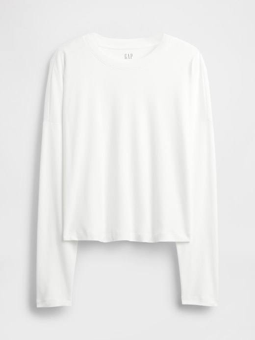 supima baumwoll-oversize-crop-t-shirt
