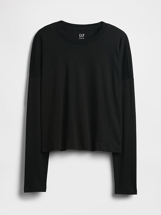 supima baumwoll-oversize-crop-t-shirt