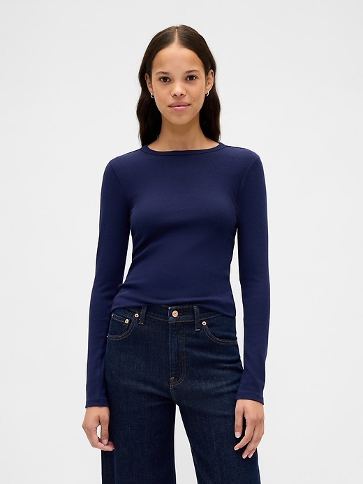 modernes rundhals-t-shirt