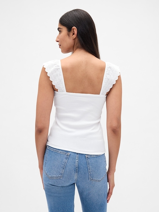 modernes geripptes tanktop