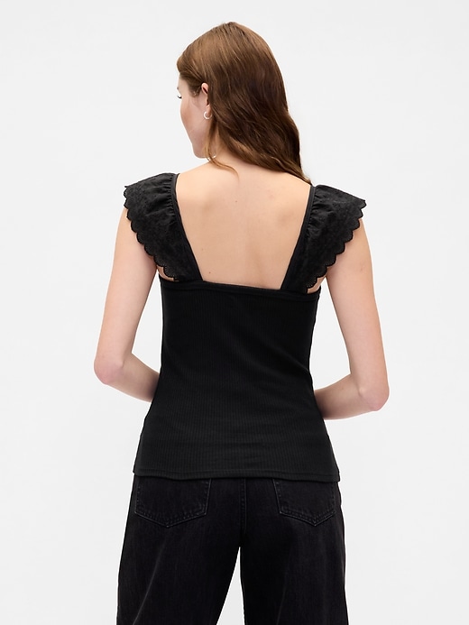 modernes geripptes tanktop