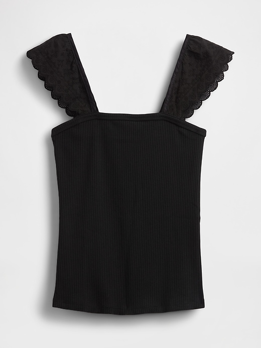 modernes geripptes tanktop