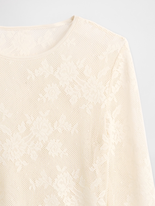 transparentes spitzentop