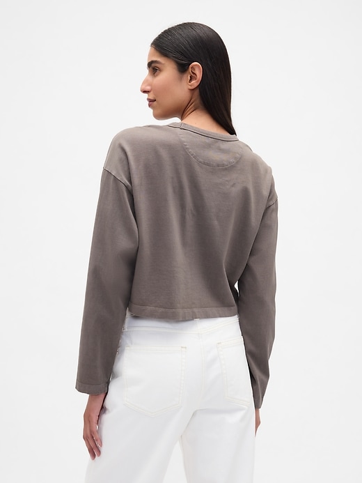 schweres crop-t-shirt