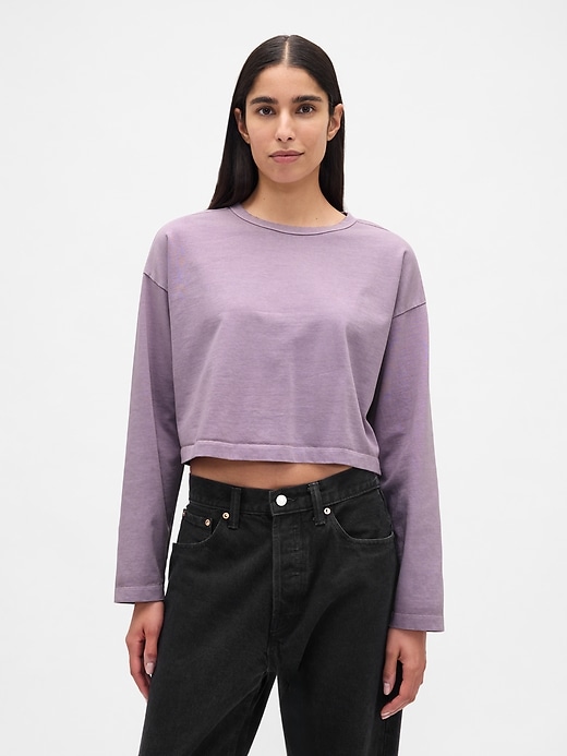 schweres crop-t-shirt