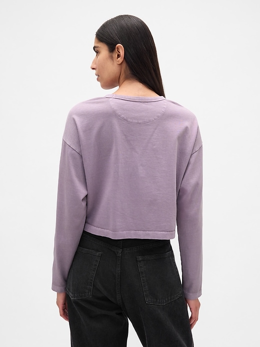 schweres crop-t-shirt