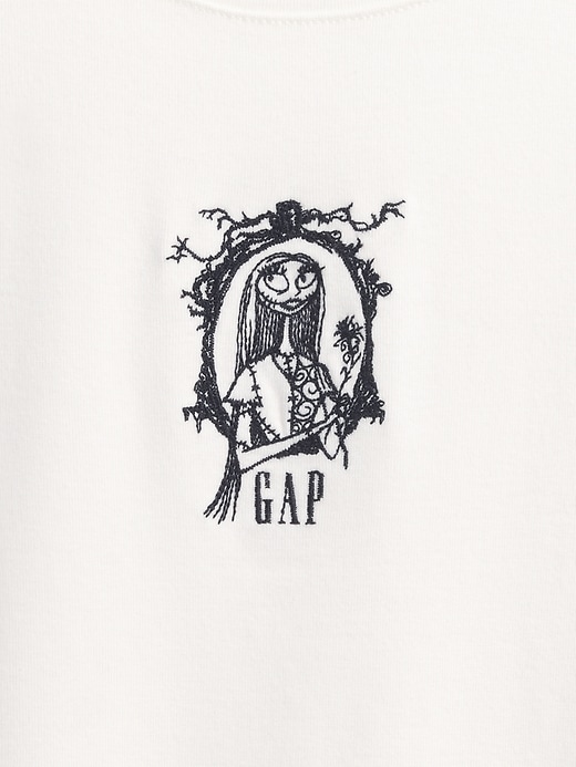 gap × disney tim burtons the nightmare before christmas modernes schrumpf-t-shirt