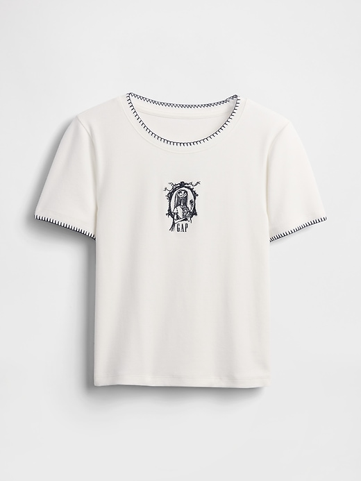 gap × disney tim burtons the nightmare before christmas modernes schrumpf-t-shirt