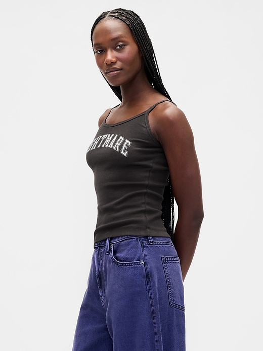 gap × disney tim burtons the nightmare before christmas mini rib tank top