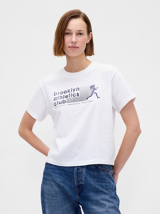brooklyn athletics club relaxed graphic t-shirt