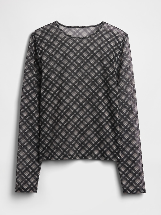 mesh crop t-shirt