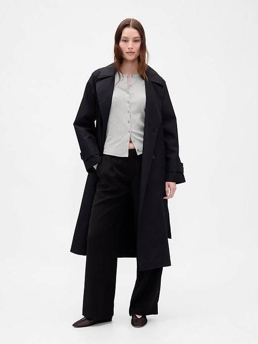 moderner rundhals-cardigan