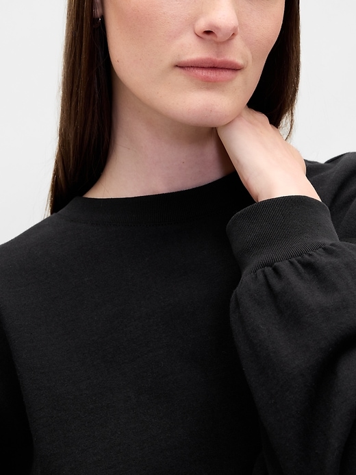 schweres crop-sweatshirt