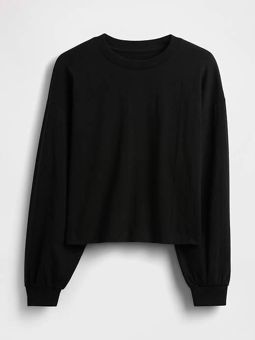 schweres crop-sweatshirt