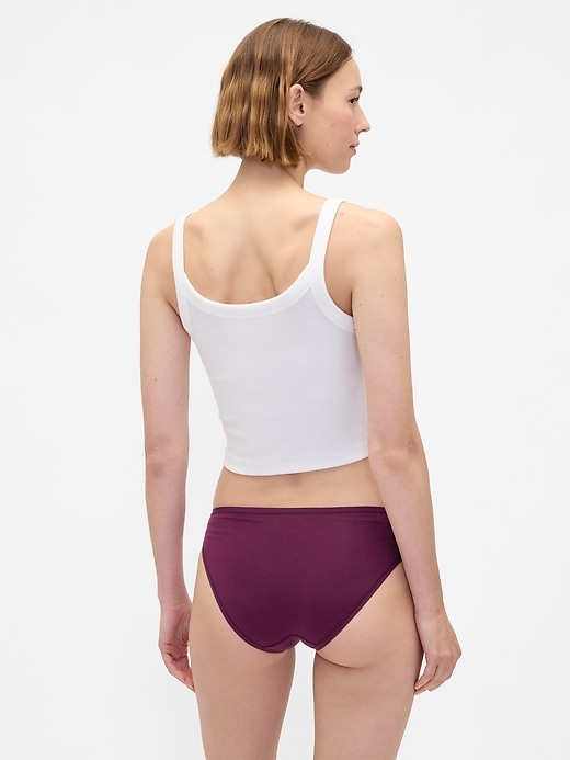 bikini aus bio-stretch-baumwolle