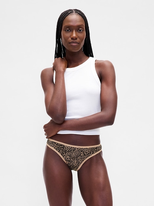 bikini aus bio-stretch-baumwolle