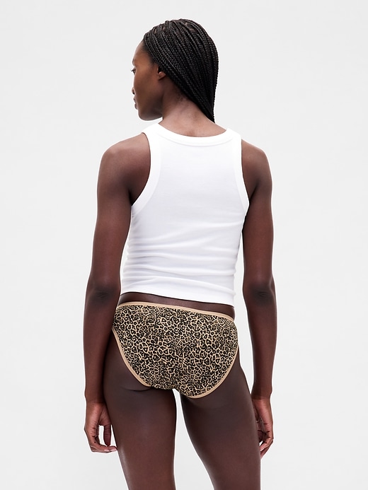 bikini aus bio-stretch-baumwolle
