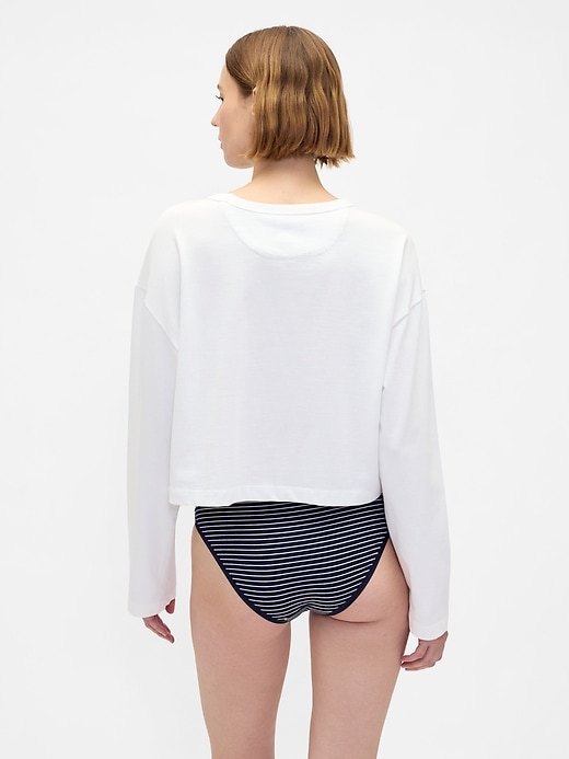 bikini aus bio-stretch-baumwolle