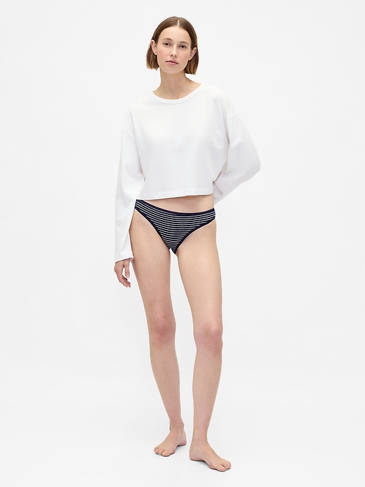 bikini aus bio-stretch-baumwolle