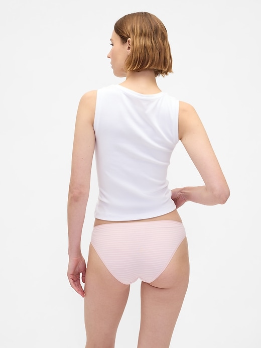 bikini aus bio-stretch-baumwolle