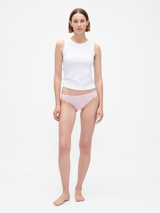 bikini aus bio-stretch-baumwolle