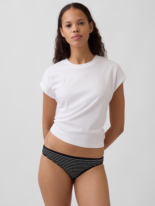 bikini aus bio-stretch-baumwolle