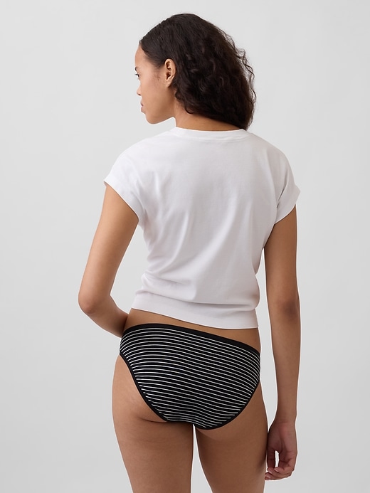 bikini aus bio-stretch-baumwolle