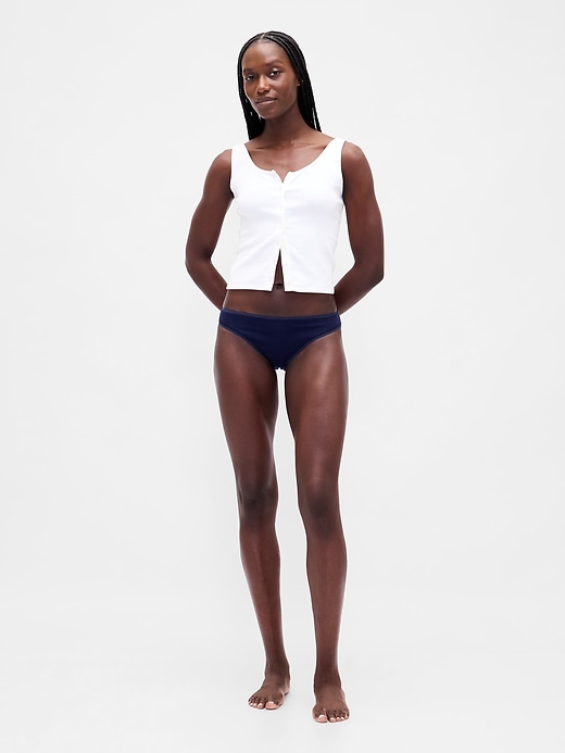 bikini aus bio-stretch-baumwolle