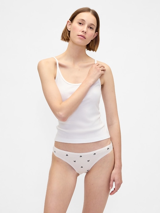 bikini aus bio-stretch-baumwolle