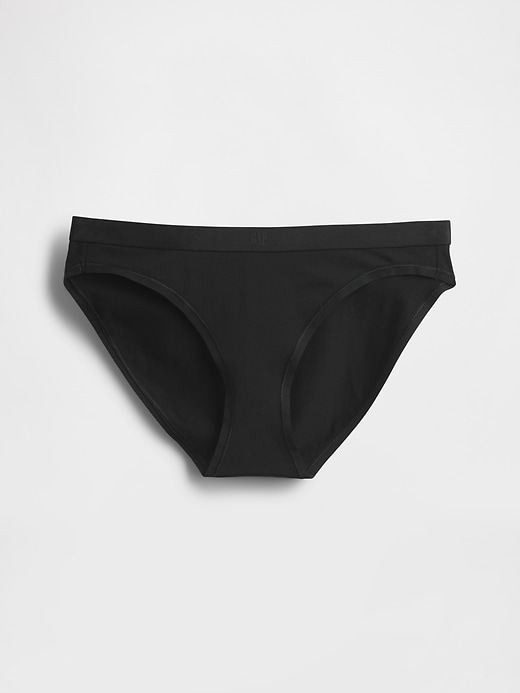 bikini aus bio-stretch-baumwolle mit logo