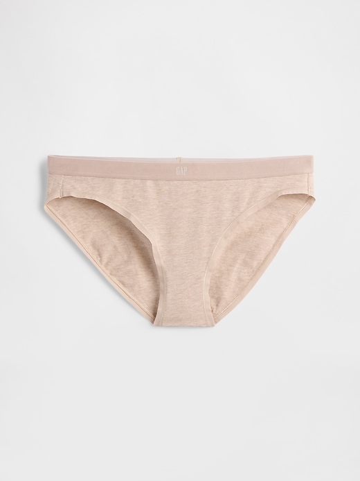 bikini aus bio-stretch-baumwolle mit logo