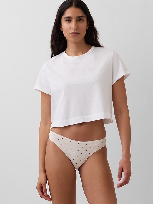 bikini aus bio-stretch-baumwolle 3er-pack