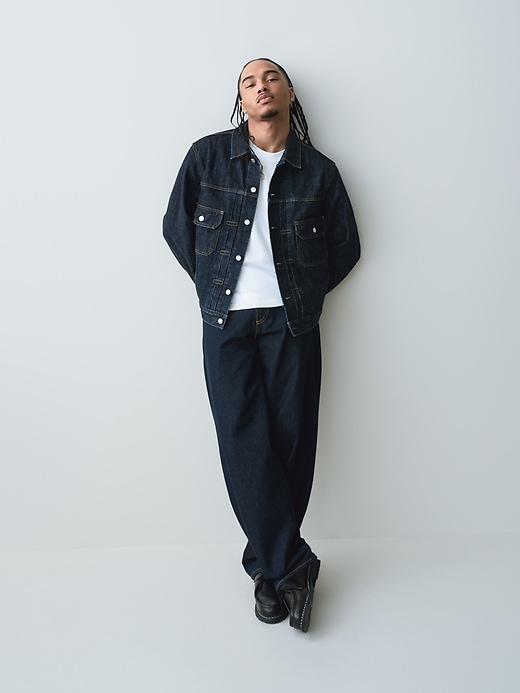 schwere jeansjacke