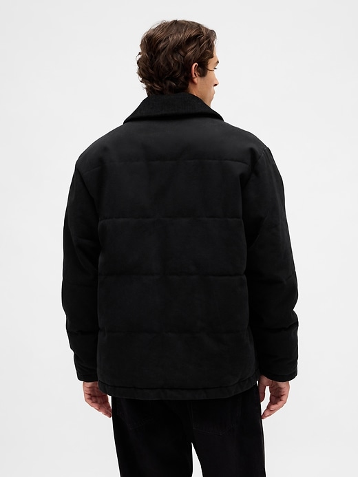 canvas-steppjacke