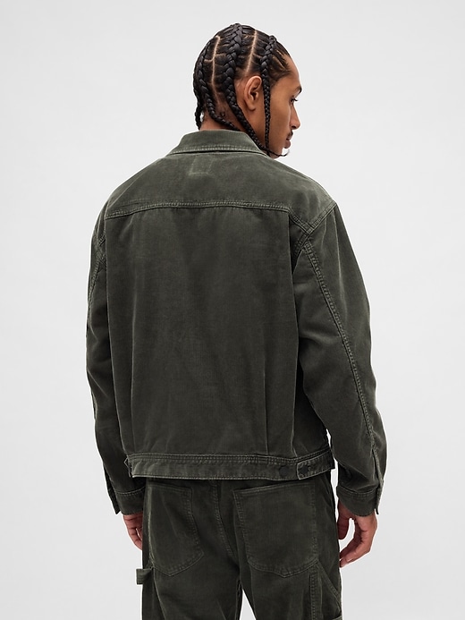 lässige cordjacke