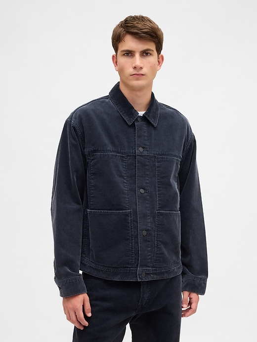 lässige cordjacke