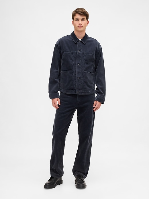 lässige cordjacke