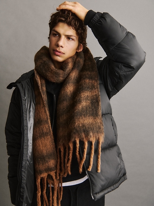 recycelte schwere steppjacke