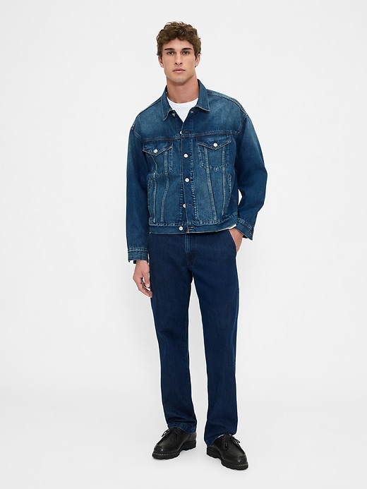 relaxed straight trouser jeans