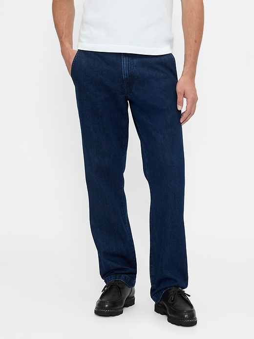 relaxed straight trouser jeans