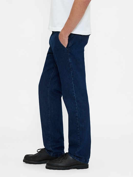 relaxed straight trouser jeans