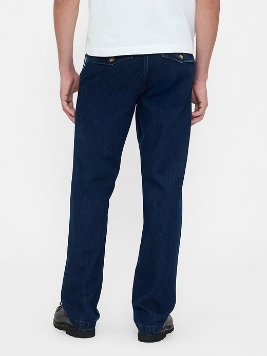 relaxed straight trouser jeans