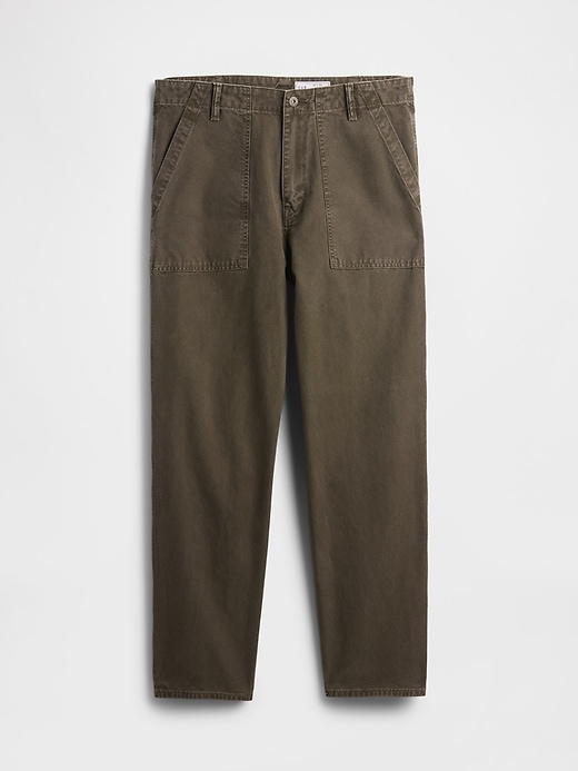 canvas baggy carpenter jeans