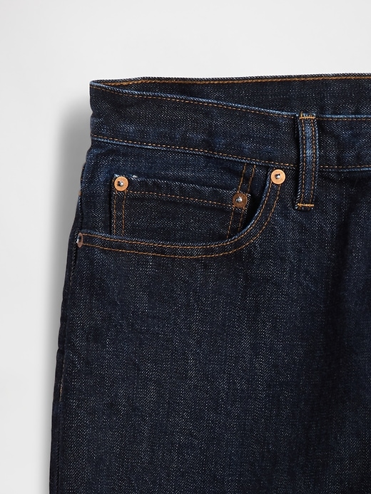 schwere lockere straight-jeans