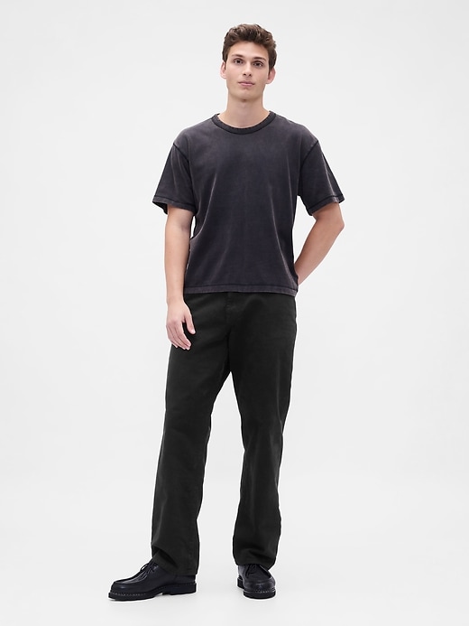 relaxed straight jeans