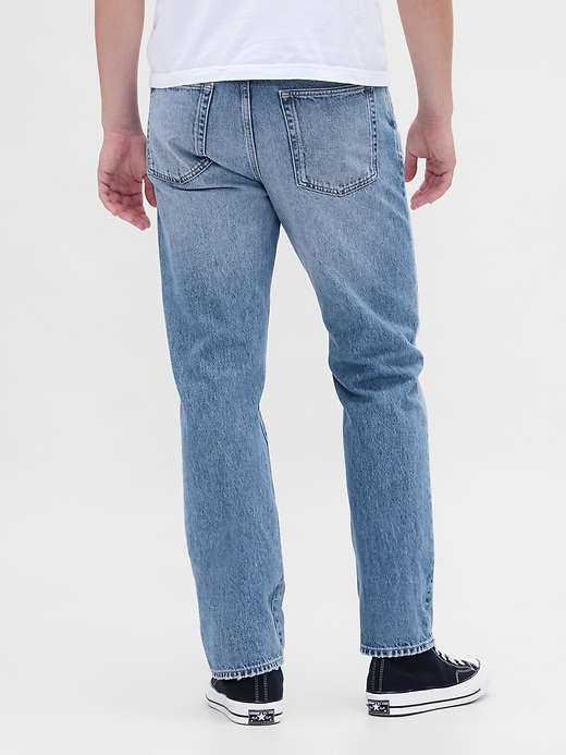 relaxed straight jeans
