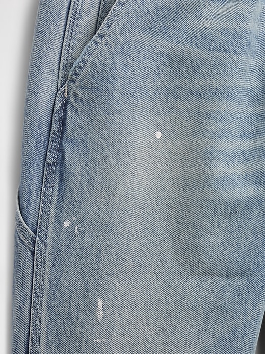 entspannte gerade geschnittene carpenter-jeans