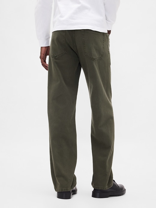 relaxed straight jeans